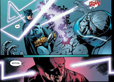 batman dodges omega beam|batman vs darkseid.